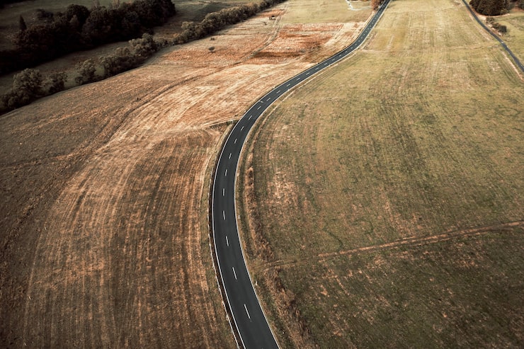 Mapa podglądu przebytej trasy krajowej i międzynarodowej dla transportu maszyn budowlanych